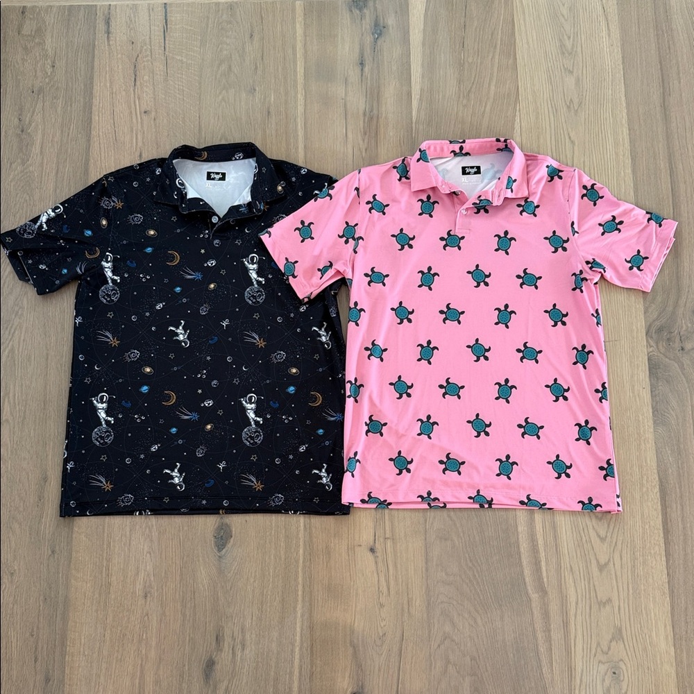 Waggle golf shirt bundle kids XL